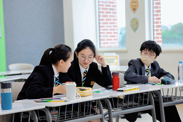 开学第一天,南通惠立学校